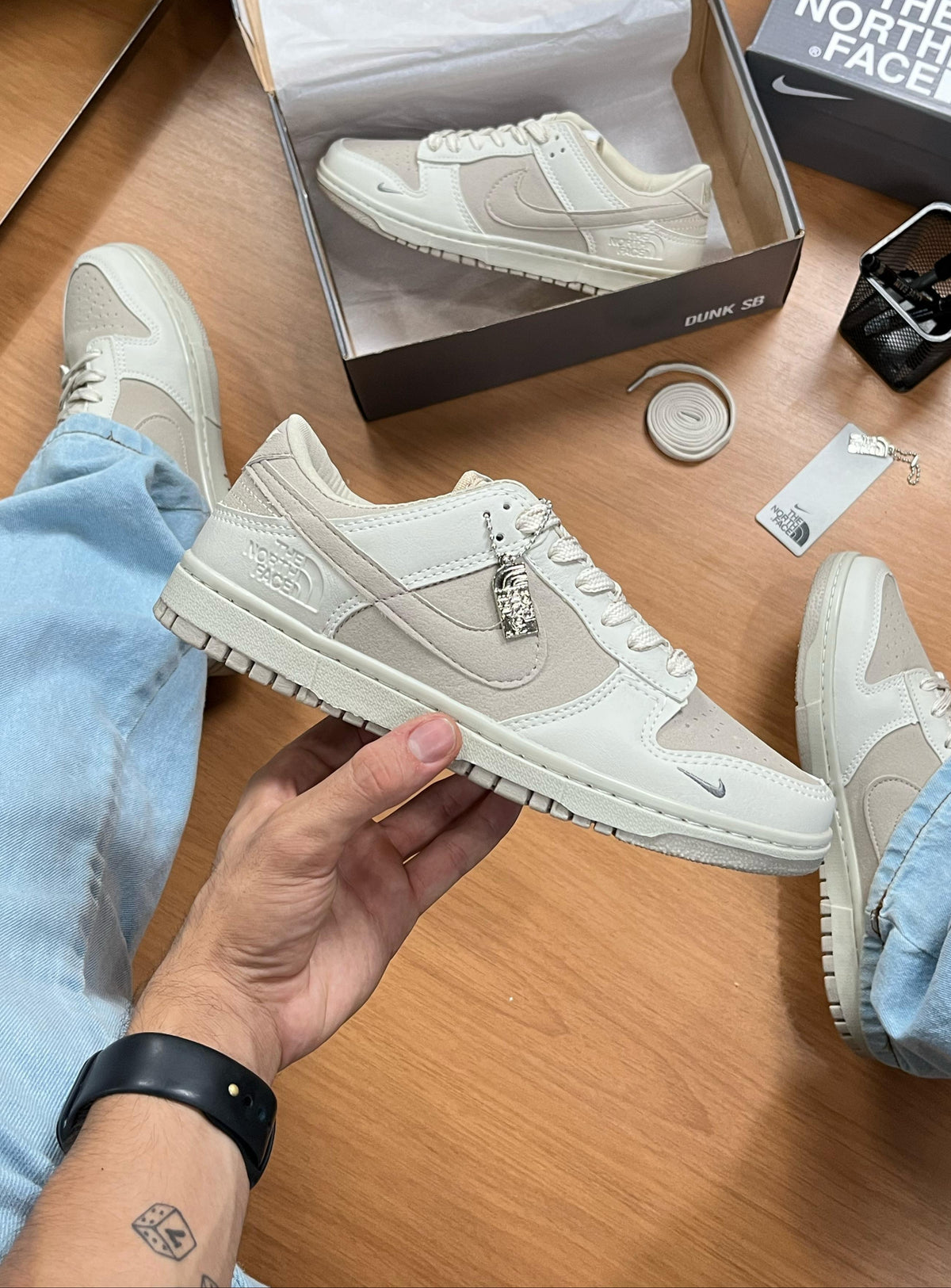 Nike Dunk Low North Face "Sand Version"