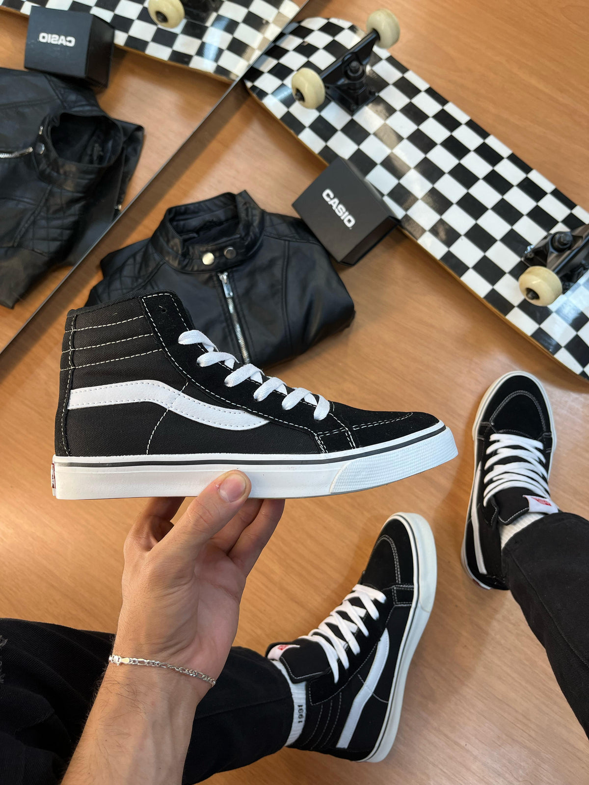 Vans SK8-HI "Black White"