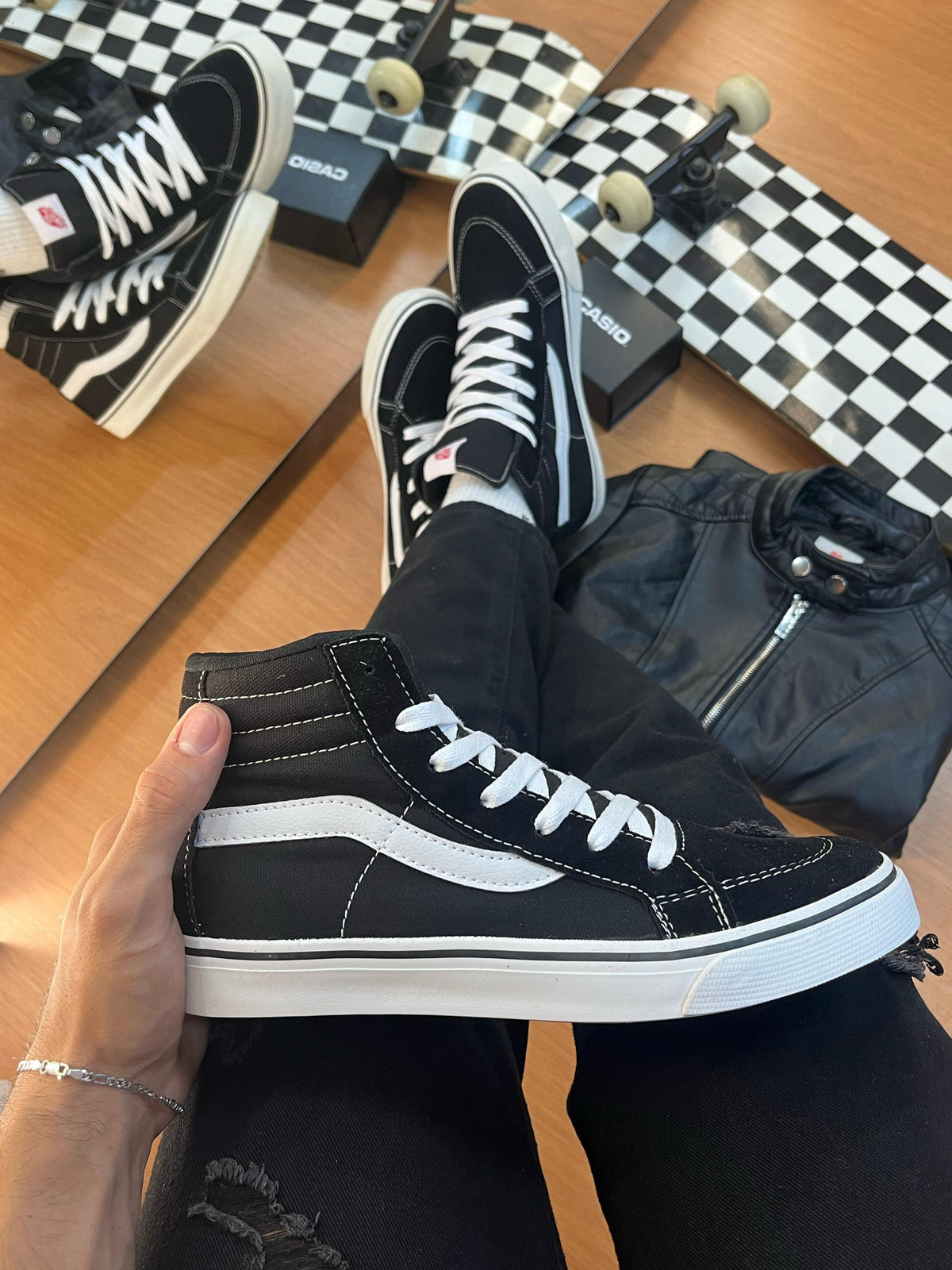 Vans SK8-HI "Black White"
