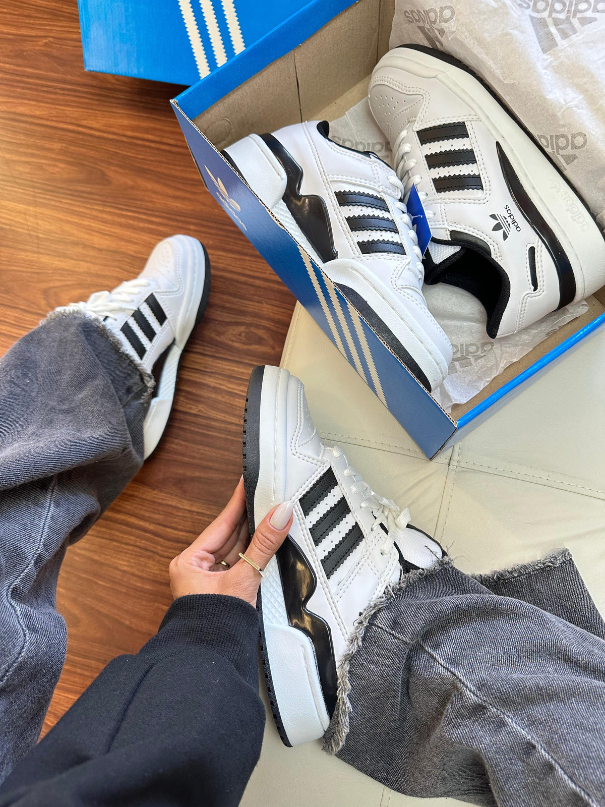 Adidas Fórum "Preto"